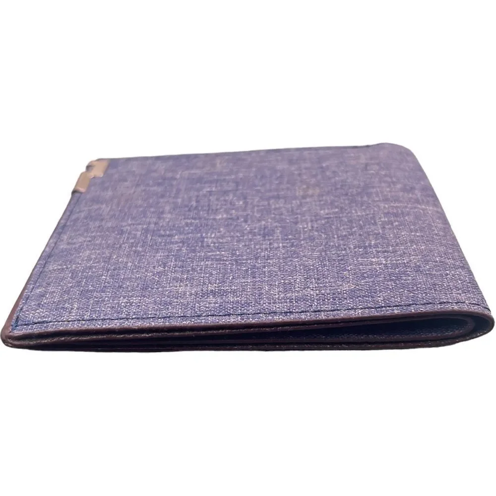 Denim Blue Bifold Wallet